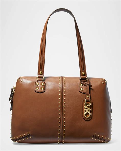 michael kors handtas met studs|Michael Kors astor bag.